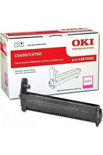 OKI 43870006 Γνήσιος Τύπος Τυμπάνου Εκτυπωτή Λέιζερ Ματζέντα 20.000 Σελίδες