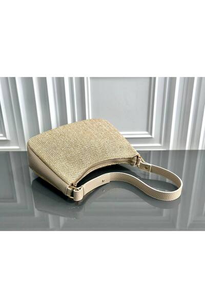 çkn sedat çakan çanta & fular & aksesuar Jüt Hasir Women's Shoulder Bag