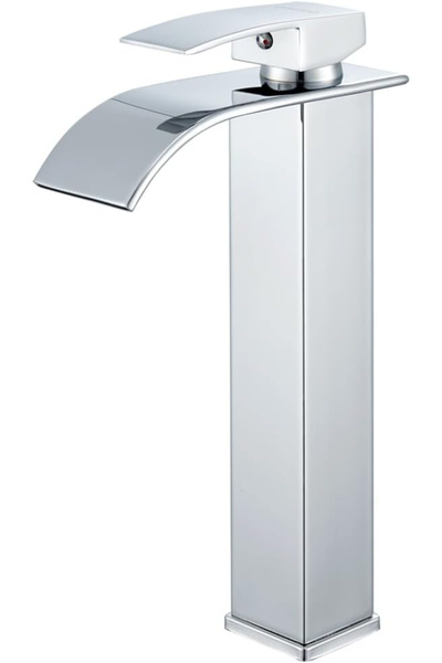 OEM Baterie de lavoar cromată, pătrată, tip cascadă, 295mm