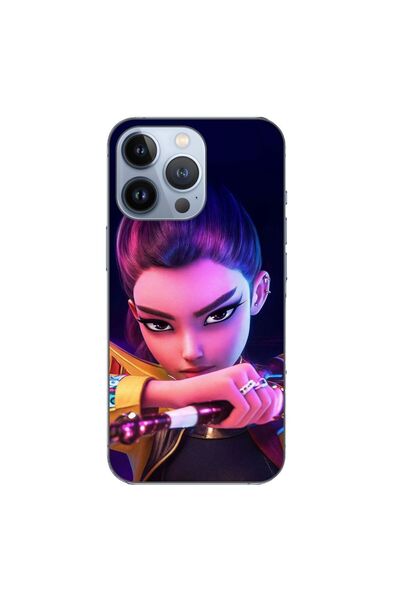 OEM Husa compatibila cu Apple iPhone 13 Pro Silicon Gel Tpu Model KPop Demon ...