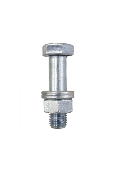 Rocast Set 2 x Surub + Piulita + 2 Saibe En14399-4, Otel, Zincat la Cald - M2...