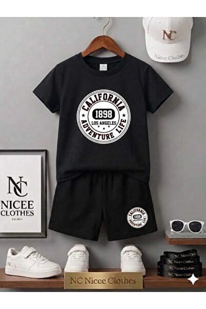 NC Nicee Clothes ΚΑΛΟΚΑΙΡΙΝΟ ΠΑΙΔΙΚΟ ΜΠΛΟΥΖΑΚΙ ΚΑΙ ΣΟΡΤΣ UNISEX (ΣΤΡΟΓΓΥΛΗ ΣΤ...