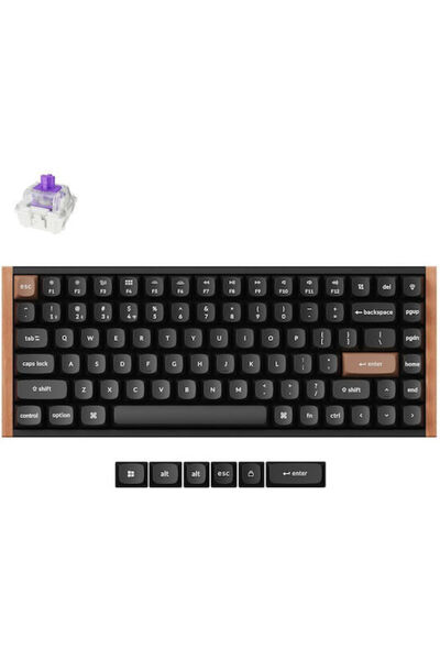 Keychron K2 HE K2H-F1 Ασύρματο Μηχανικό Πληκτρολόγιο Gaming 75% με διακόπτες ...