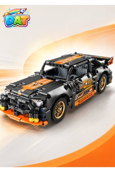 DAT 520-Piece Supercar Building Block Set with Pullback Function – Technic St...