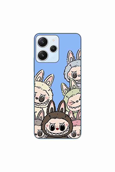 OEM Husa compatibila cu Xiaomi Redmi 12 4G Silicon Gel Tpu Model Labubu Patte...