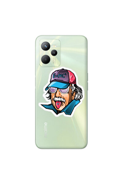 Other Realme C35 Einstein Transparent Silicone TPU Θήκη