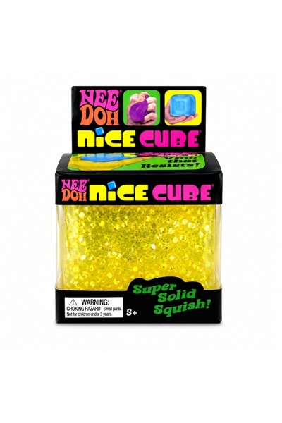 victiny Jucărie squishy antistres, design cuburi de gheață cu sclipici, multi...