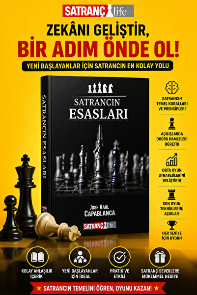 Aklımla Oynuyorum Satrancın Esasları Satranç Kitabı | Başlangıçtan İleri Sevi...