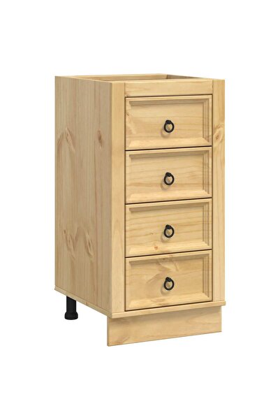 vidaxl Dulap SKI Maro Miere 40 x 46 x 81 cm Lemn de pin masiv