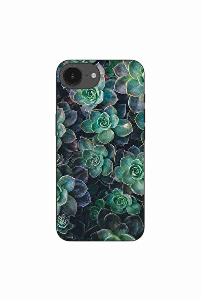 OEM Case compatible with Apple iPhone 16e Silicone Gel Tpu Rock Flowers Pattern
