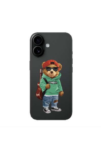 Other Apple Iphone 16 plus Summer Tedy Transparent Silicone TPU Θήκη