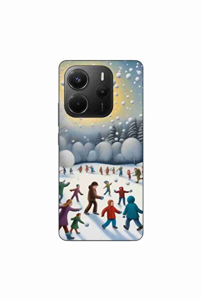 OEM Θήκη συμβατή με Xiaomi Redmi Note 14 4G από σιλικόνη gel TPU με σχέδιο Πα...