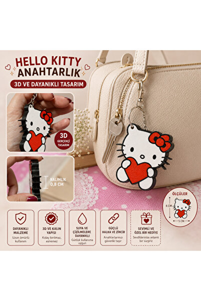DKY Hello Kitty 3D Keychain Bag Charm