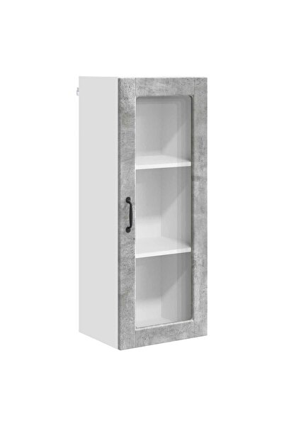 vidaxl Dulap de bucătărie Gri din beton 40 x 31 x 100 cm Lemn compozit