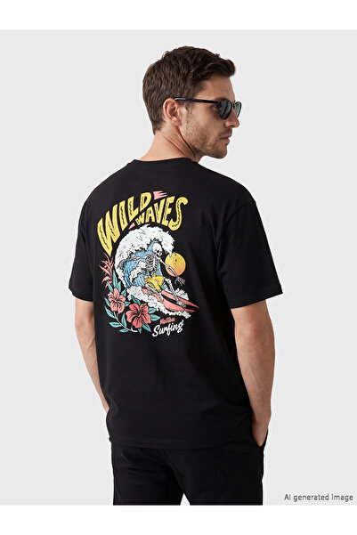 LC Waikiki Vizyon New Season Loose Fit Printed Men's T-Shirt