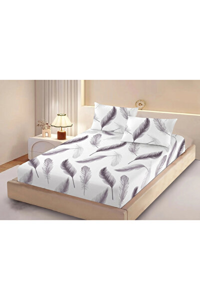 NufJoy Stretchy sheet Top Bottom Set 180x200x25 cm and 2 pillowcases 50x70 cm...