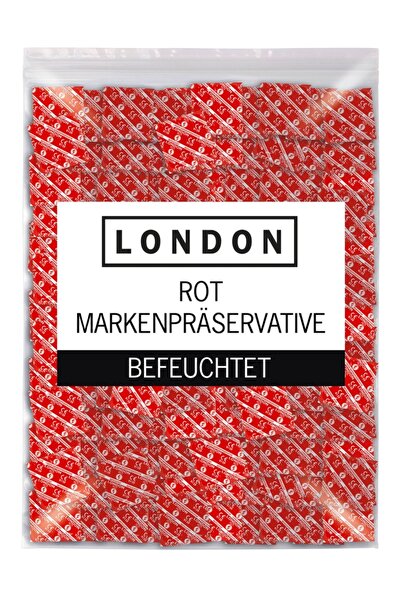 London Латексови презервативи – Обвити със силиконов лубрикант
