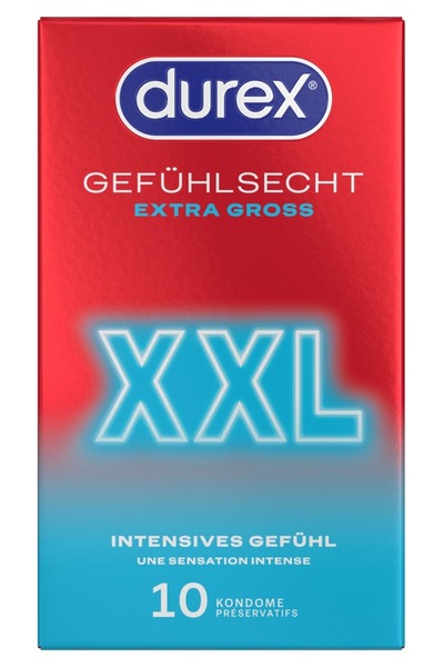 Durex Προφυλακτικά Λάτεξ – Πολύ μεγάλο μέγεθος