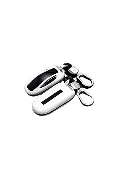 OEM Προστατευτική θήκη για κλειδί Tesla Model X λευκή