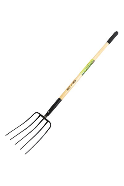 micul fermier 5-prong fork, wooden handle, 1520mm