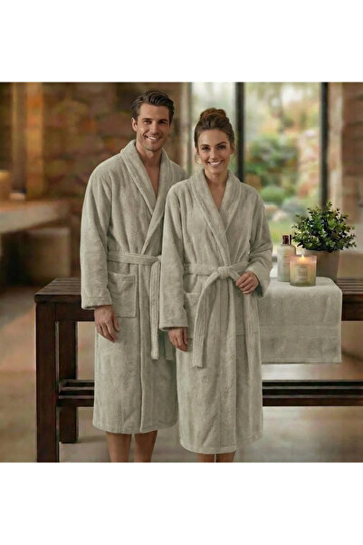 NufJoy %100 COTTON Bathrobe, Unisex, 420 GSM, Super Absorbent, Resistant and ...