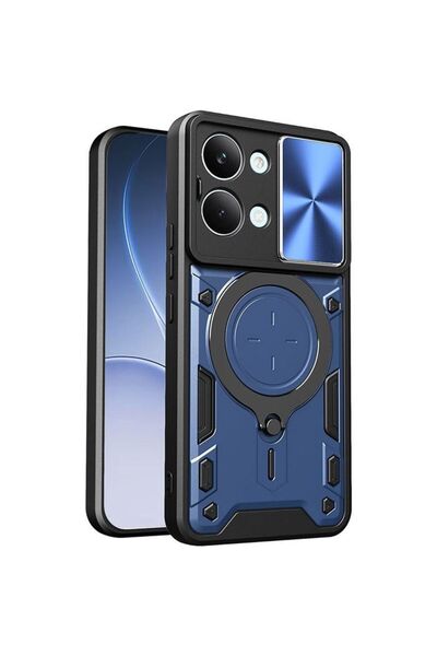Orso Θήκη Shockproof Ringstand Slide Camera Blue Poco X8 Pro Max