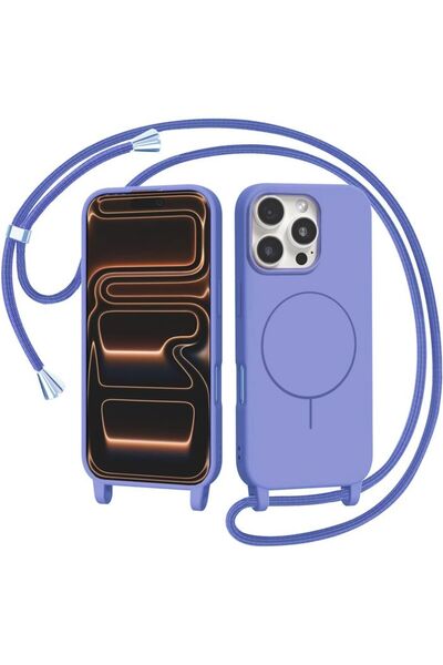 Orso Θήκη Soft Κορδόνι Magsafe Purple iPhone 16 Pro Max