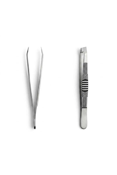 OEM Pensetă Profesională pentru Sprâncene, Vârf Înclinat, Design Ergonomic An...