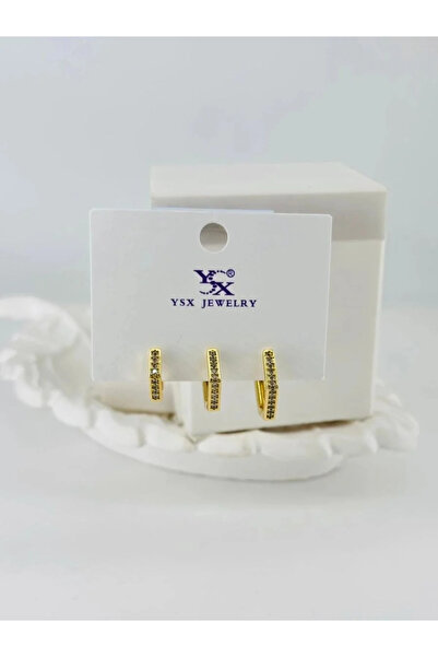 Marsilyan Nvdn- Ieg - Zircon Stone Triple Combination Earrings Iegrs-Nvdn1