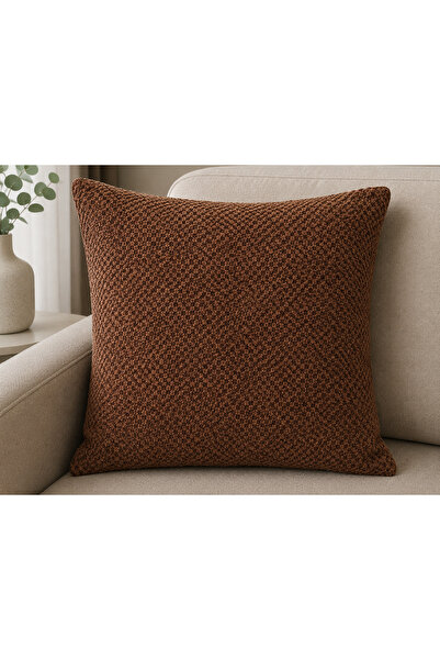 Şanlıavm غطاء وسادة مزخرف بنمط برتقالي مقاس 45x45