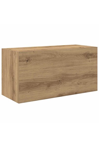 vidaxl Dulap perete baie stejar artizanal, 60x25x30 cm, lemn prelucrat