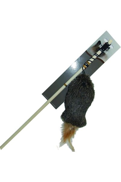 Yıldızan Veraura Lifestyle Eastland 550524 Kedi Oltası, Kedi Otlu Oyuncak, Sap: 40Cm, Peluş, 20x6 Veraura Lif
