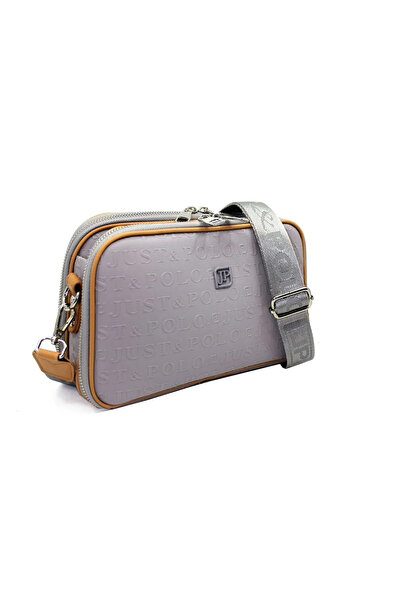 Just Polo Women's New Season Embossed Printed Shoulder Bag 232053 Mh