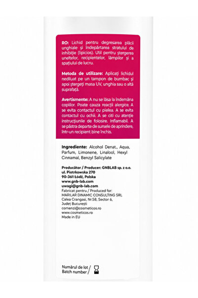 Cosmeticos Degresant pentru unghii |   Cosmetice |   1000ml |   Detergent parfumat