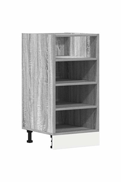 vidaxl Dulap inferior "Riga", gri sonoma, 40x44,5x81,5 cm