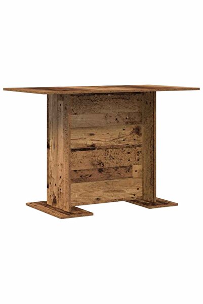 vidaxl Masă de dining Lemn vechi 110 x 60 x 75 cm Lemn compozit