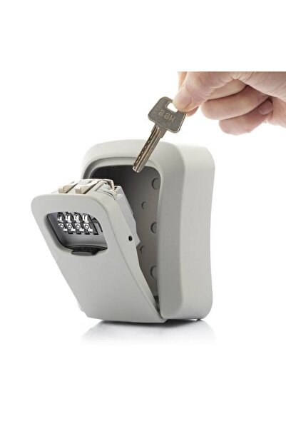 Ayawaska Key safe with 4-digit numeric code, wall-mounted, waterproof and rus...