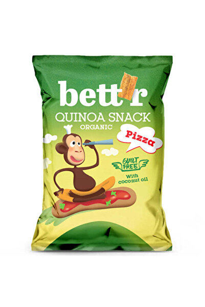 BETTR Pizza cu Quinoa Bio, Gustări Fără Gluten 50 g