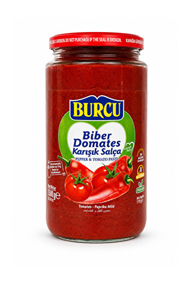 BURCU Biber Domates Karışık Salça 1500 gr (28 Brix)