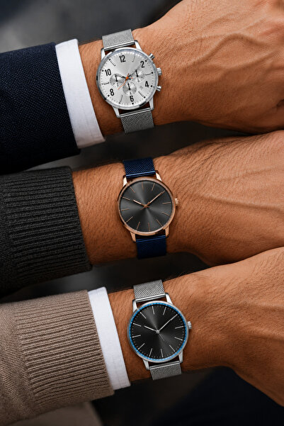 Twelve Opportunity Product 3-Piece Men's Wristwatch Set