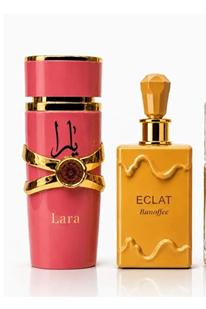 MANASIK Top Bottom Set of 2 Eclat Banoffee Women's Perfumes 100ml & Lara 100 ml