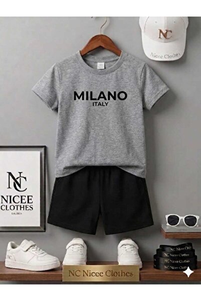NC Nicee Clothes ΚΑΛΟΚΑΙΡΙΝΟ ΠΑΙΔΙΚΟ ΜΠΛΟΥΖΑΚΙ ΣΟΡΤΣ UNISEX (ΜΑΥΡΟ ΜΙΛΑΝΟ ΙΤΑ...