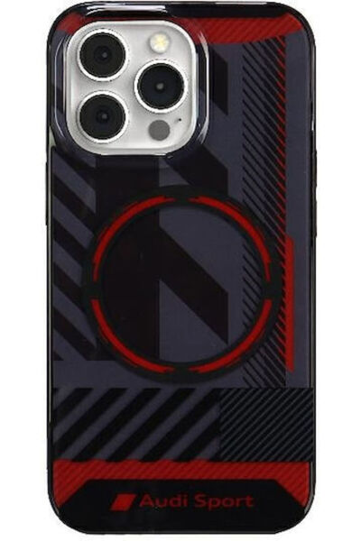 Audi Πίσω Κάλυμμα Πλαστικό Μαύρο (iPhone 13 Pro) Κωδικός: AU-IMLMIP13P-RSQ/D2-BK