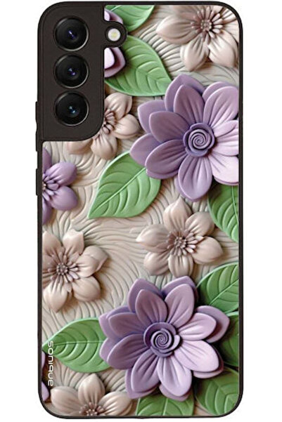 Other Θήκη Sonique Σειράς 3D Λουλουδιών για Samsung Galaxy S22 Plus Βιολετί