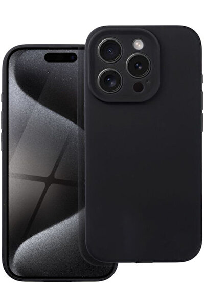 OEM Back Cover Silicone 2mm Black (iPhone 16 Plus)