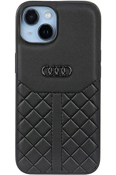 Audi Πίσω Κάλυμμα Δερμάτινο / Πλαστικό Μαύρο (iPhone 14) Κωδικός: AU-TPUPCIP1...