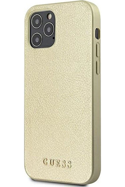 Guess Ιριδίζον Πλαστικό Χρυσό Πίσω Κάλυμμα (iPhone 12 Pro Max) Κωδικός: GUHCP...