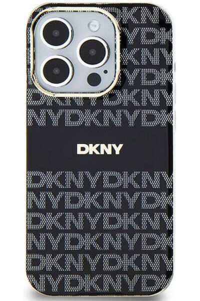 Dkny Iml Μονόχρωμο & Ριγέ Πίσω Κάλυμμα Magsafe Πλαστικό Μαύρο (iPhone 11, iPh...