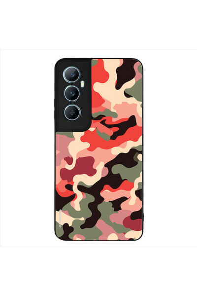 Other Θήκη Sonique Σειρά Στρατιωτικού Καμουφλάζ για Realme C65 4G Κόκκινο