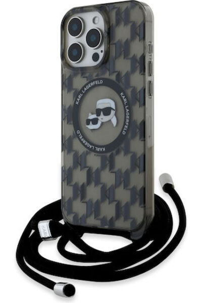 Karl Lagerfeld Iml Crossbody Monogram Karl & Choupette Head Πλαστικό Πίσω Κάλ...